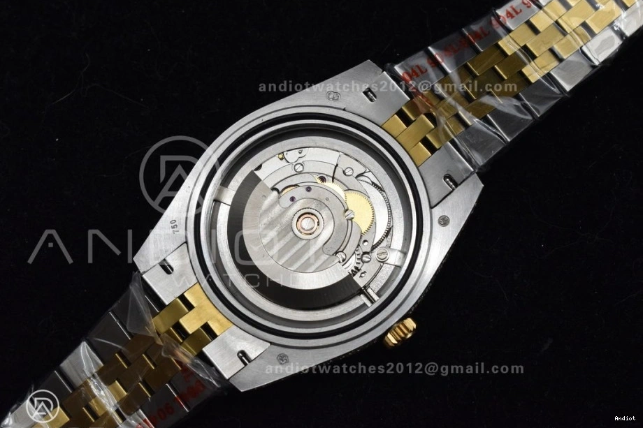 Gold Version Best 2 Tone Dial Diamond 41mm DateJust Yellow TWD Roman 0503